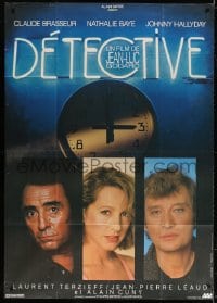 5j278 DETECTIVE French 1p 1985 directed by Jean-Luc Godard, Claude Brasseur, Nathalie Baye, Hallyday