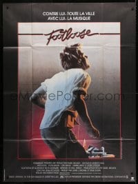 5j341 FOOTLOOSE French 1p 1984 teenage dancer Kevin Bacon has the music on his side!