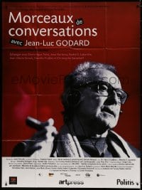 5j351 FRAGMENTS OF CONVERSATIONS WITH JEAN-LUC GODARD French 1p 2007 great c/u of the director!