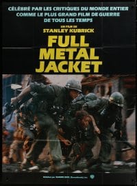 5j364 FULL METAL JACKET teaser French 1p 1987 Stanley Kubrick bizarre Vietnam War movie, different!