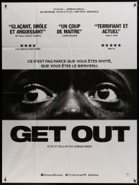 5j374 GET OUT French 1p 2017 Daniel Kaluuya, Allison Williams, from the mind of Jordan Peele!
