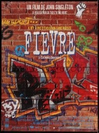 5j437 HIGHER LEARNING French 1p 1995 Columbus University, directed by John Singleton, graffiti art!
