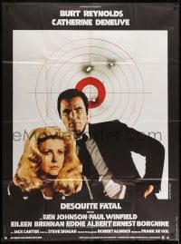 5j459 HUSTLE French 1p 1976 Robert Aldrich, Burt Reynolds & sexy Catherine Deneuve by target!