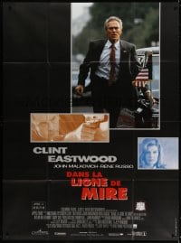 5j467 IN THE LINE OF FIRE French 1p 1993 Wolfgang Petersen, Eastwood as Secret Service bodyguard!