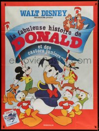 5j528 LA FABULEUSE HISTOIRE DE DONALD French 1p R1980s Donald Duck, Mickey, Goofy, Pluto & more!