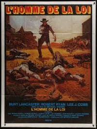 5j546 LAWMAN French 1p 1971 Burt Lancaster, directed by Michael Winner, Frank McCarthy art!
