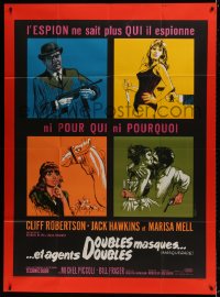 5j605 MASQUERADE French 1p 1965 Cliff Robertson, Jack Hawkins, Marisa Mell, different Mascii art!