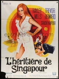 5j608 MATTER OF INNOCENCE French 1p 1968 different sexy art of Hayley Mills with makeup!
