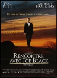 5j609 MEET JOE BLACK French 1p 1998 Brad Pitt, Anthony Hopkins, sexy Claire Forlani!