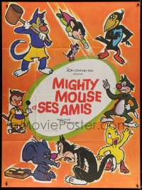 5j616 MIGHTY MOUSE ET SES AMIS French 1p 1970s great cartoon art of Paul Terry's best creations!
