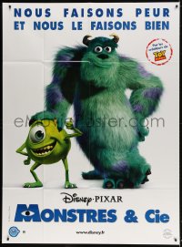 5j627 MONSTERS, INC. French 1p 2002 best Disney & Pixar computer animated CGI cartoon!