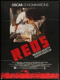 5j743 REDS French 1p 1981 star/director Warren Beatty as John Reed & Diane Keaton in Russia!