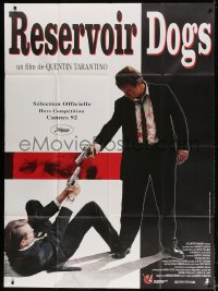 5j747 RESERVOIR DOGS French 1p 1992 Tarantino, different image of Harvey Keitel & Steve Buscemi!