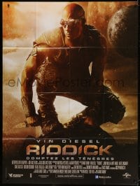 5j755 RIDDICK French 1p 2013 completely different image of Vin Diesel, sci-fi!