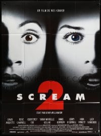 5j792 SCREAM 2 French 1p 1998 Wes Craven slasher horror sequel, Neve Campbell, Courteney Cox