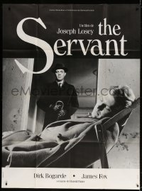 5j801 SERVANT French 1p R1990s Dirk Bogarde, written by Harold Pinter, directed by Joseph Losey!