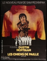 5j847 STRAW DOGS French 1p 1972 Peckinpah, different art of Hoffman & Susan George by Ferracci!