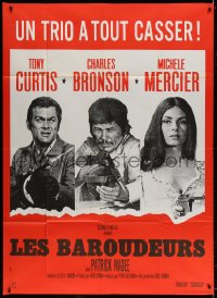 5j987 YOU CAN'T WIN 'EM ALL French 1p 1970 Tony Curtis, Charles Bronson & Mercier, different!