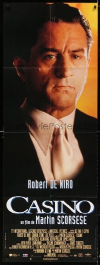 5j024 CASINO French door panel 1996 portrait of Robert De Niro, directed by Martin Scorsese!