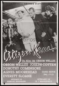 5j012 CITIZEN KANE French 33x48 R1990 Orson Welles' masterpiece, Joseph Cotten, Everett Sloane!