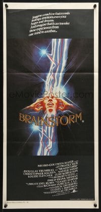 5k417 BRAINSTORM Aust daybill 1983 Christopher Walken, Natalie Wood, the ultimate experience!