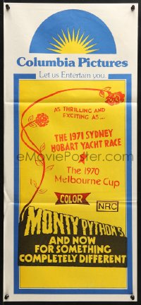 5k470 COLUMBIA PICTURES Aust db 1970s Monty Python's And Now For Something Completely Different!