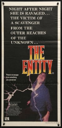 5k529 ENTITY Aust daybill 1983 so shocking, so threatening, it will frighten you beyond all imagination!