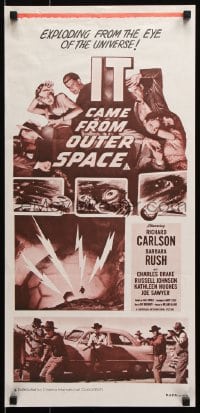 5k650 IT CAME FROM OUTER SPACE Aust daybill R1970s Jack Arnold classic 3-D sci-fi, different!