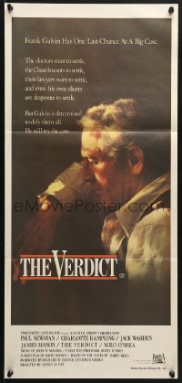 5k964 VERDICT Aust daybill 1982 lawyer Paul Newman has one last chance, written by David Mamet!