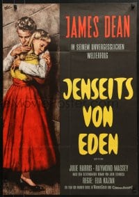 5k241 EAST OF EDEN German R1970s James Dean, Julie Harris, Davalos, Elia Kazan classic!