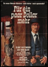5k249 FOR A FEW DOLLARS MORE German 1966 Per qualche dollaro in piu, Clint Eastwood, Lee Van Cleef!