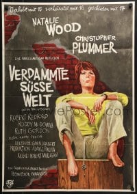 5k257 INSIDE DAISY CLOVER German 1966 great Rehak art of bad girl Natalie Wood, your new leader!