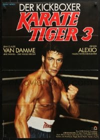 5k258 KICKBOXER German 1989 Jean-Claude Van Damme, ancient sport becomes a deadly game!