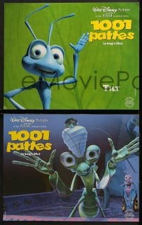 5k041 BUG'S LIFE 8 French LCs 1999 cute Walt Disney/Pixar CGI insect cartoon!
