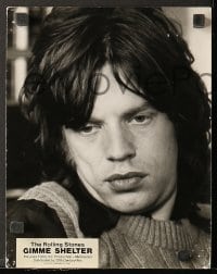 5k027 GIMME SHELTER 16 French LCs 1971 Rolling Stones' Mick Jagger, Hell's Angels, rock & roll!
