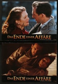 5k076 END OF THE AFFAIR 8 German LCs 1999 Ralph Fiennes, Julianne Moore, Stephen Rea