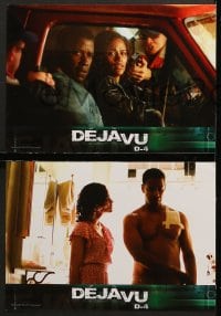 5k011 DEJA VU 5 Dutch LCs 2006 great image of Denzel Washington & sexy Paula Patton!