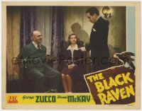5m389 BLACK RAVEN LC 1943 George Zucco & Wanda McKay tied up by creepy Noel Madison!