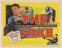 5m087 FAKE TC 1953 Dennis O'Keefe, story behind most startling art forgery racket!