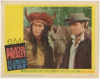 5m502 FLAMING STAR LC #2 1960 c/u of cowboy Elvis Presley & Rodolfo Acosta as Native American!