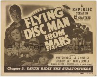 5m096 FLYING DISC MAN FROM MARS chapter 3 TC 1950 Republic serial, Death Rides the Stratosphere!