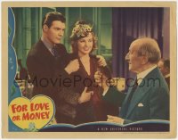 5m509 FOR LOVE OR MONEY LC 1939 Etienne Girardot offers a match to June Lang & Robert Kent!