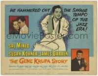 5m110 GENE KRUPA STORY TC 1960 Sal Mineo is Gene Krupa, hammering out the tempo of the Jazz Era!