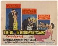 5m115 GIRL IN THE RED VELVET SWING TC 1955 Joan Collins as Evelyn Nesbitt Thaw, Granger, Milland!