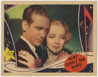 5m556 HERE COMES THE BAND LC 1935 romantic close up of Harry Stockwell & pretty Virginia Bruce!