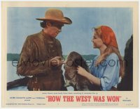 5m561 HOW THE WEST WAS WON LC #6 1964 James Stewart gives Carroll Baker something to remember him by