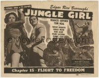 5m159 JUNGLE GIRL chapter 15 TC R1947 Frances Gifford, Edgar Rice Burroughs, Republic serial!
