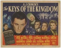 5m162 KEYS OF THE KINGDOM TC 1944 great montage of Gregory Peck, Vincent Price, and top cast!
