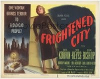 5m165 KILLER THAT STALKED NEW YORK TC 1950 Keyes brings terror to 8,000,000 people, Frightened City!