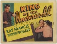 5m166 KING OF THE UNDERWORLD Other Company TC 1939 different art of Humphrey Bogart & Kay Francis!